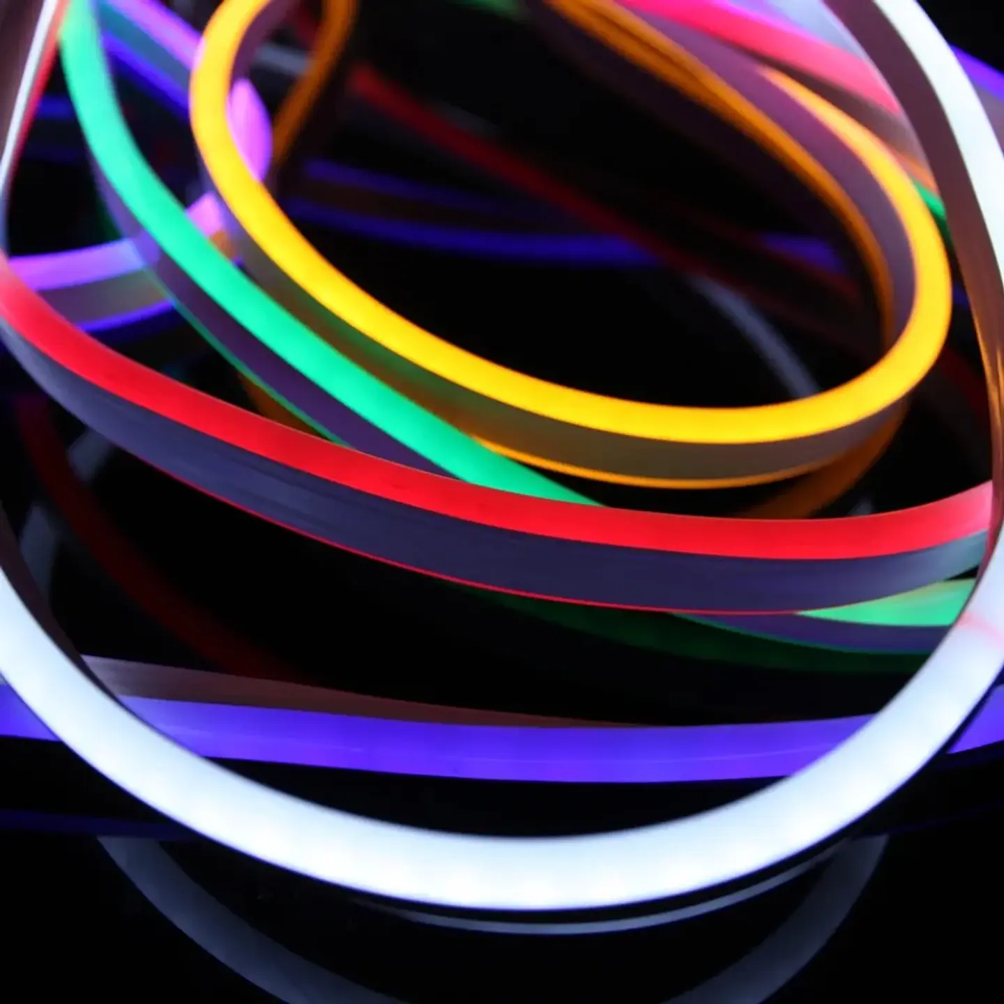 Tira de Luz Led Neon de 5 Metros, súper flexible, con Transformador 12v 10