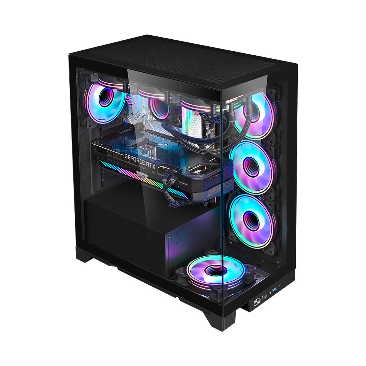 Pc Gamer Navi 7900XTX: Ryzen 7 7800X3D, 64GB Ram, SSD m.2 1TB Gen4, RX 7900XTX 24GB 10