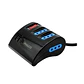 Alargador Philco 2043N  3 Tomas + 3 Puertos USB, 2Mts, Negro - Miniatura 3