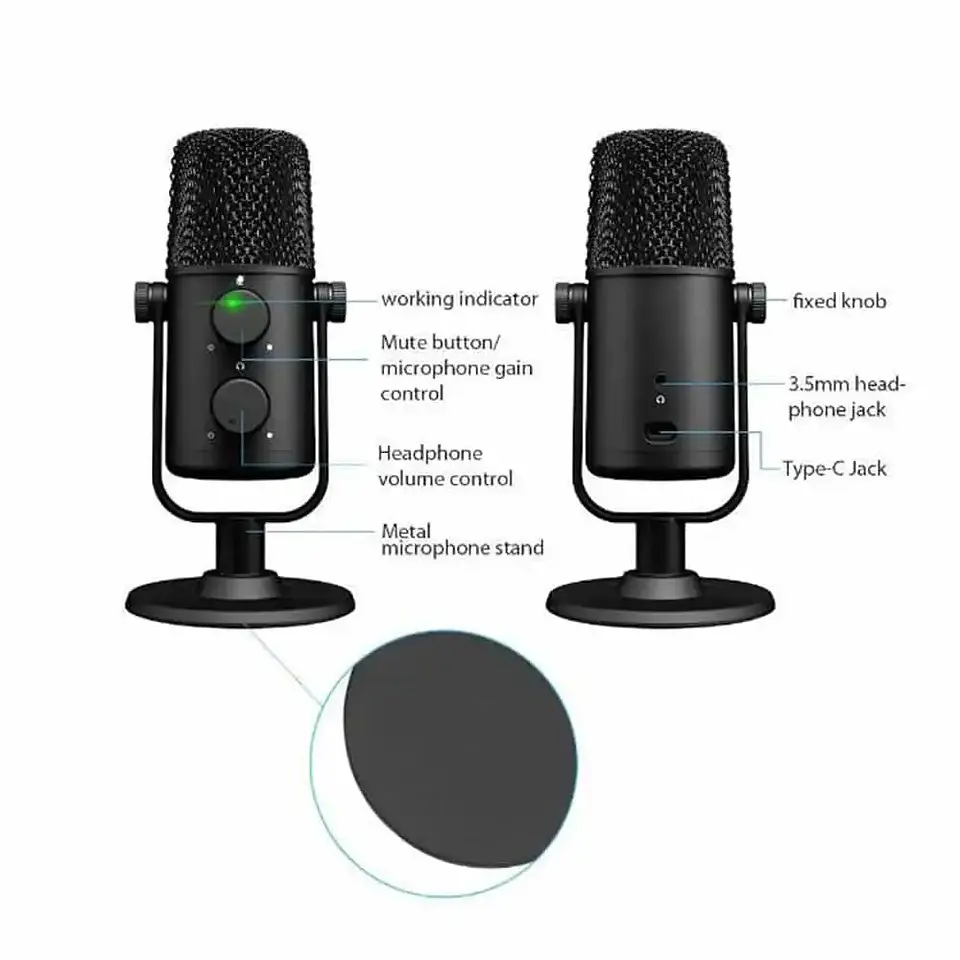 Micrófono Multifuncional Maono Fairy AU‐902 - USB 5