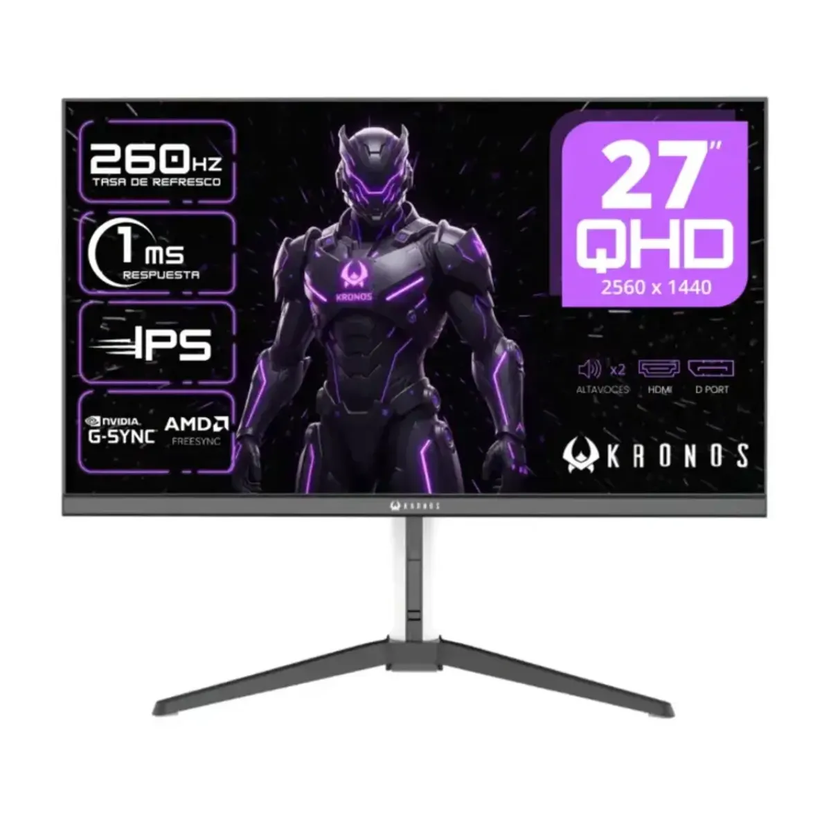 Monitor Kronos Apex AZ-270 27 QHD 260Hz IPS FreeSync G-Sync