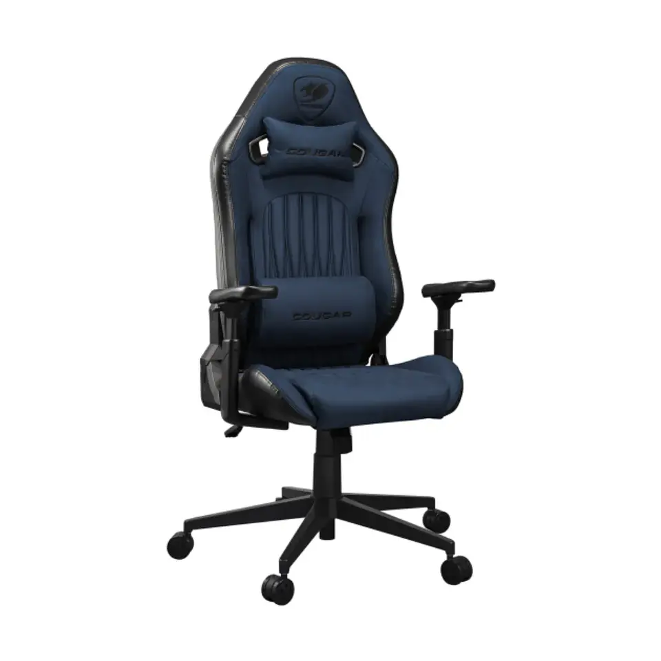 Silla Gamer Cougar Explore Navy Blue F, Brazos 3D, Reclinable 155° 2