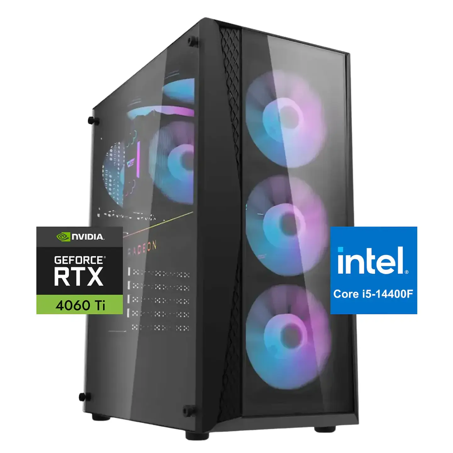 Pc Gamer Sonic Pro: Intel Core i5-14400F, 32gb, M.2, RTX 4060 ti 1