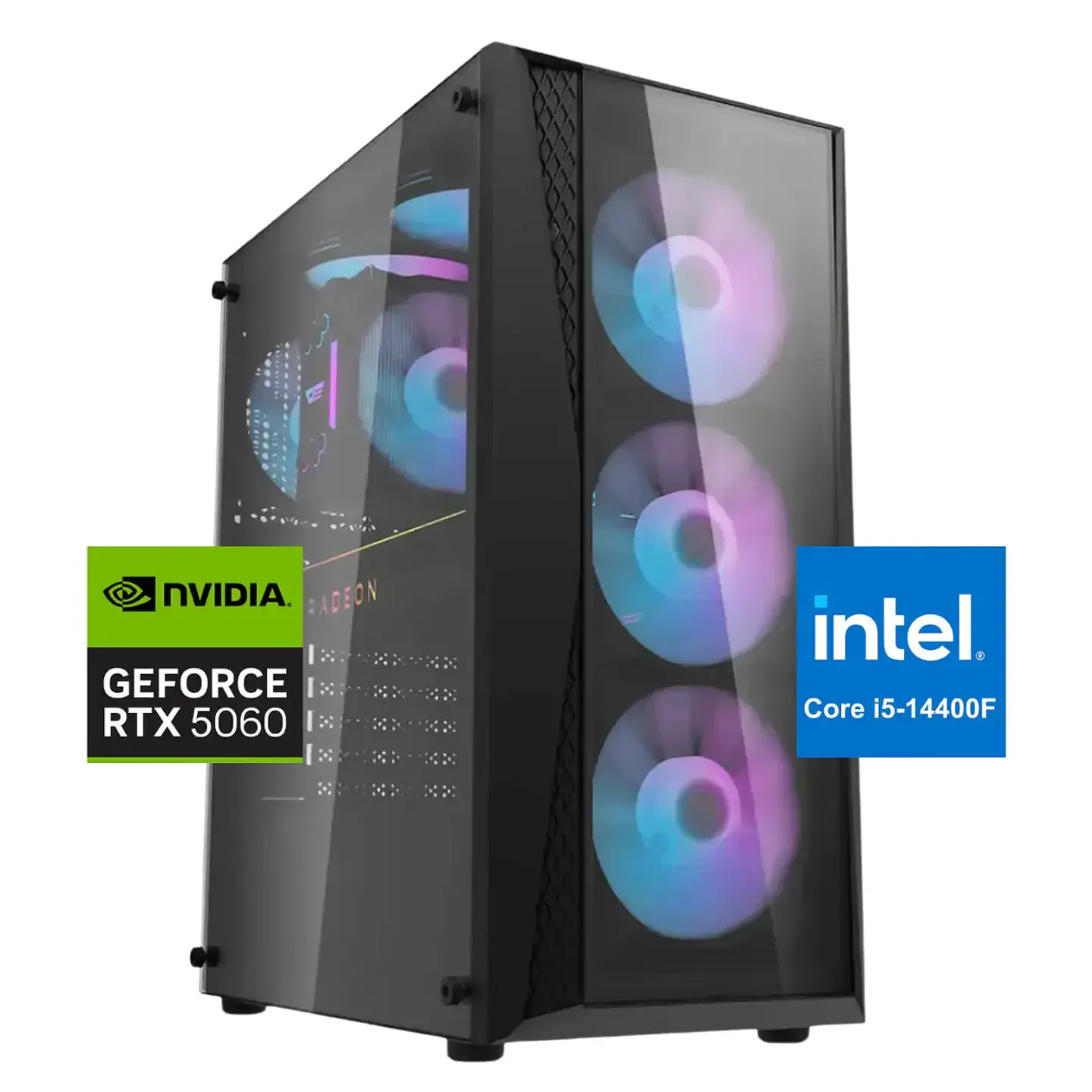 Pc Gamer Sonic Plus: Intel Core i5-14400F, 32gb, M.2, RTX 5060 8GB 1