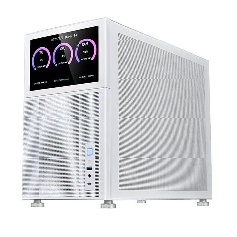Mini Server 8700G — Servidor NAS con Pantalla | Nube Privada