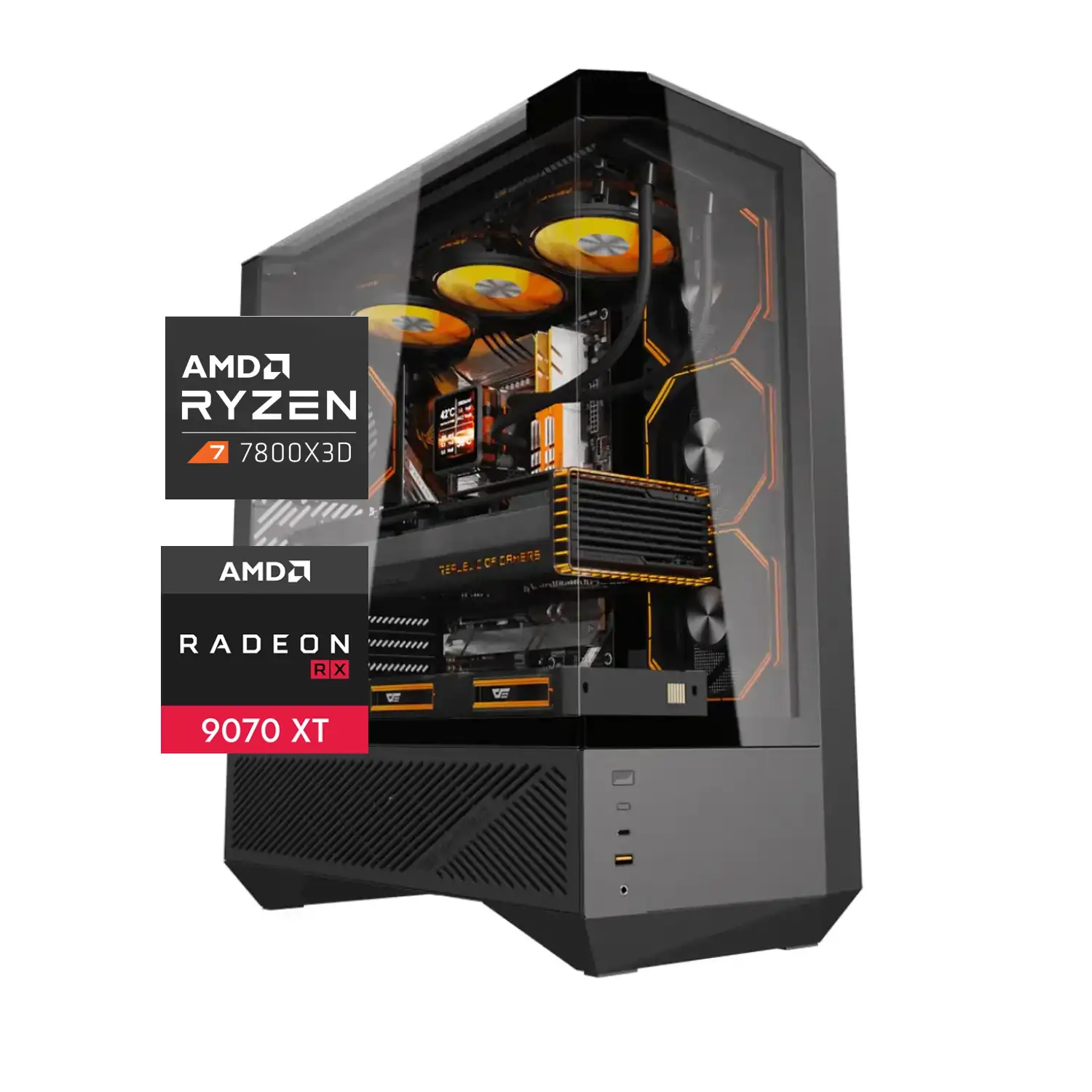 Pc Gamer Infernus XT: Ryzen 7 7800X3D, 64GB Ram, m.2