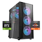 PC Gamer Warrior 3050 6GB: Ryzen 5500, SSD M.2, RAM 16/32GB, RTX 3050 6GB - Miniatura 1