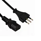 Cable de Poder para PC 3Mts C13 5Am/7Amp 220V Nacional - Miniatura 1