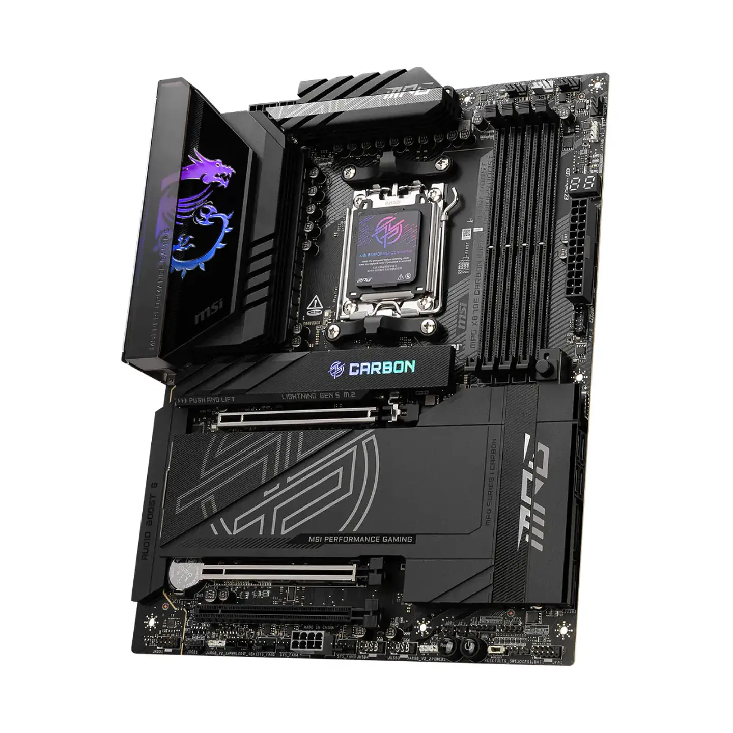 Placa Madre MSI MPG X870E CARBON WIFI AM5 DDR5 ATX 4