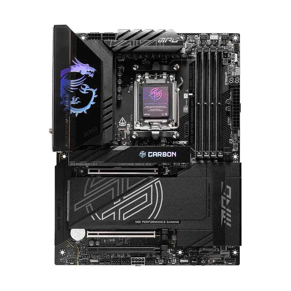 Placa Madre MSI MPG X870E CARBON WIFI AM5 DDR5 ATX 2