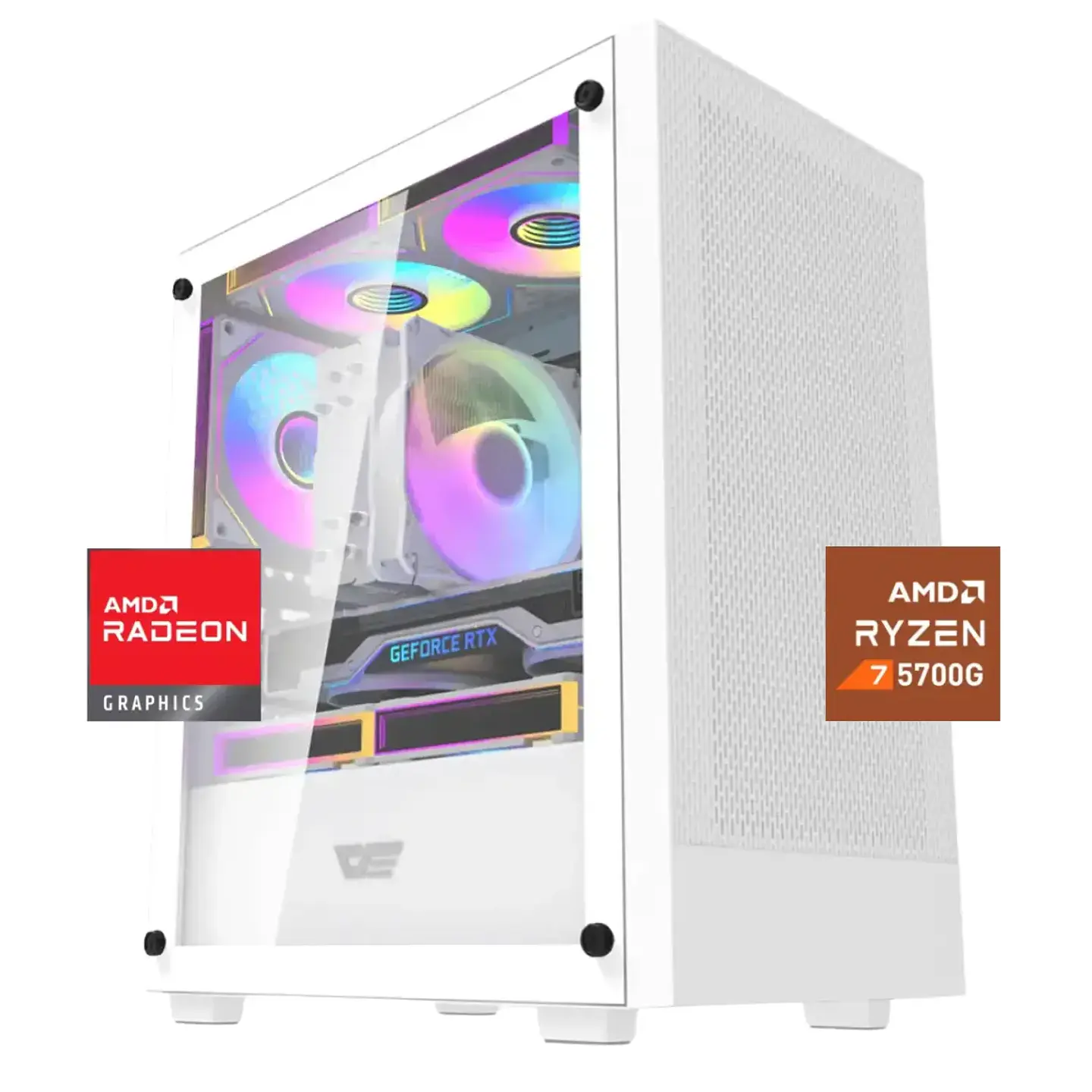 PC Gamer Dreamfyre 7: Ryzen 5700G, SSD M.2, RAM 16/32GB (3200MHz, D-Channel) – WiFi USB 1