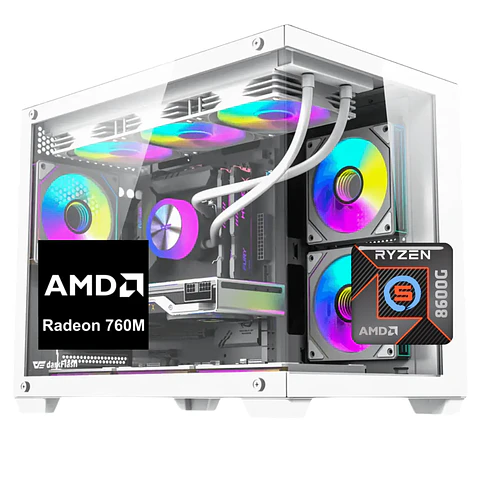 PC Gamer Titan 6: Ryzen 5 8600G, SSD M.2, Radeon 760M, 16GB/32GB RAM DDR5