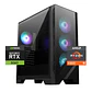 Pc Gamer Warrior Plus: Ryzen 5 5500, 32/16gb, M.2, RTX 5060 8gb - Miniatura 1
