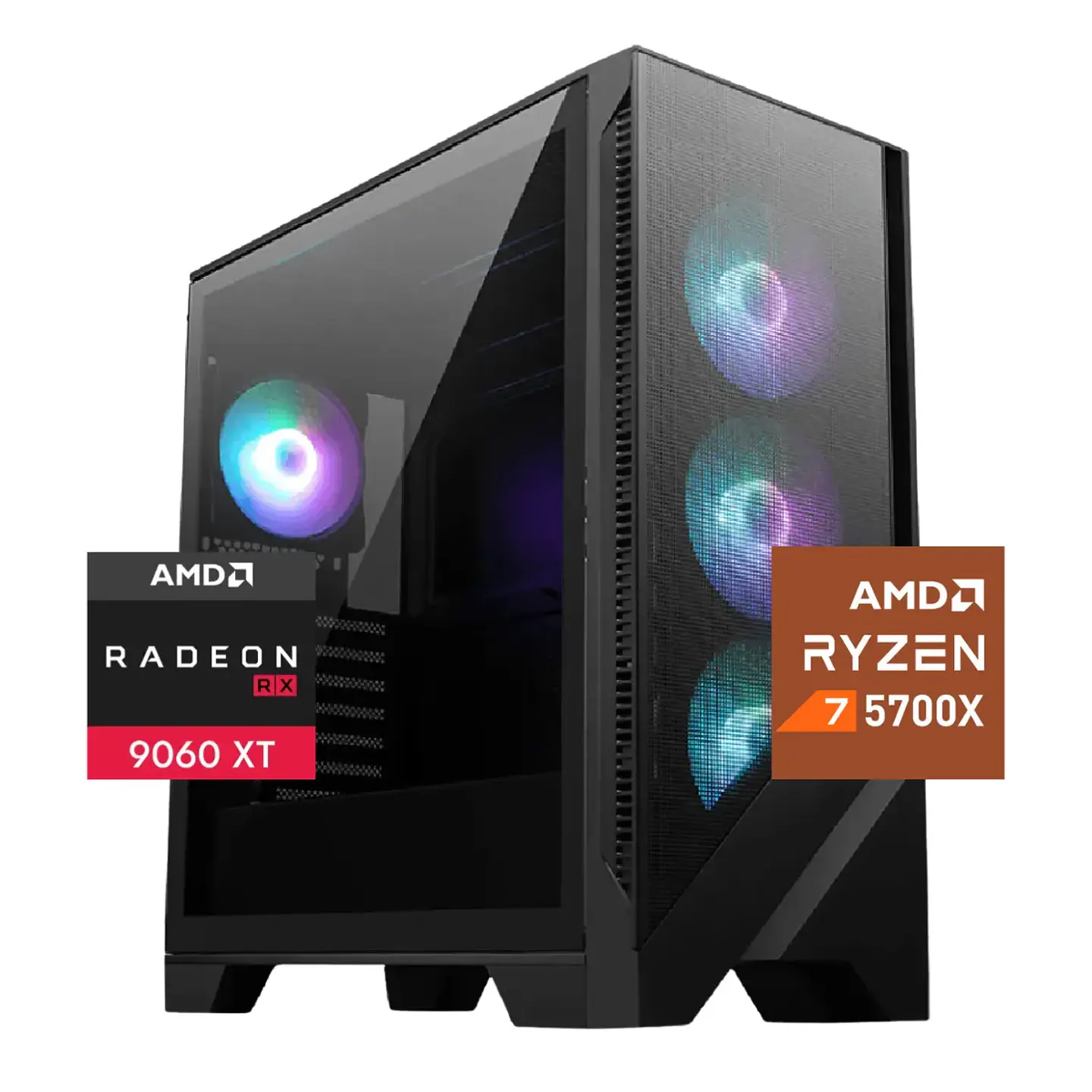 Pc Gamer Magmar : Ryzen 7 5700X, 16GB | 32GB DDR4, 9060XT 16GB 1