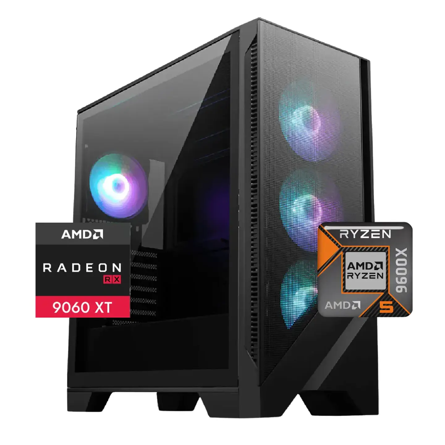 Pc Gamer Magmar Plus: Ryzen 5 9600X, 16G/32GB DDR5, RX 9060 XT 16GB 1