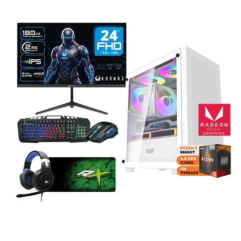 Pack All In One Dreamfyre: Pc Dreamfyre 5, Monitor y periféricos