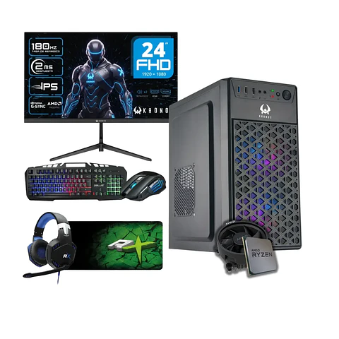 Pc Armada All in one: PC Spartan, Monitor 22" y periféricos Ultra