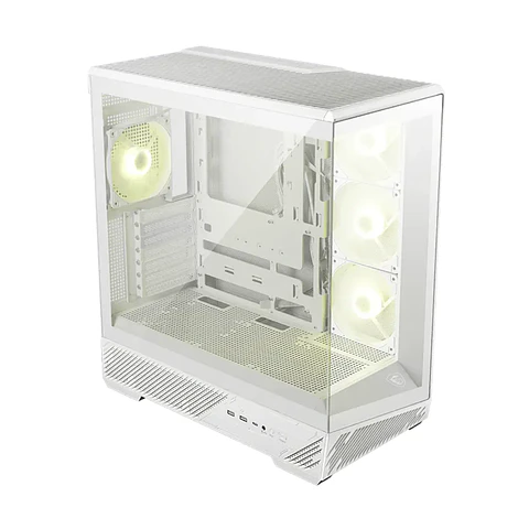 Gabinete Gamer MSI MAG PANO 130R PZ White ATX 4Fan ARGB