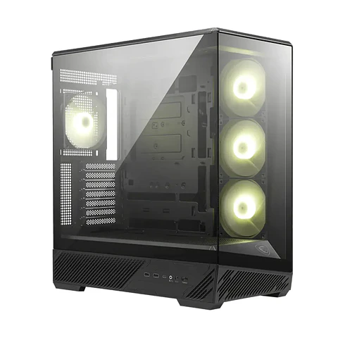 Gabinete Gamer MSI MAG PANO 130R PZ Vidrio ATX 4Fan ARGB BK
