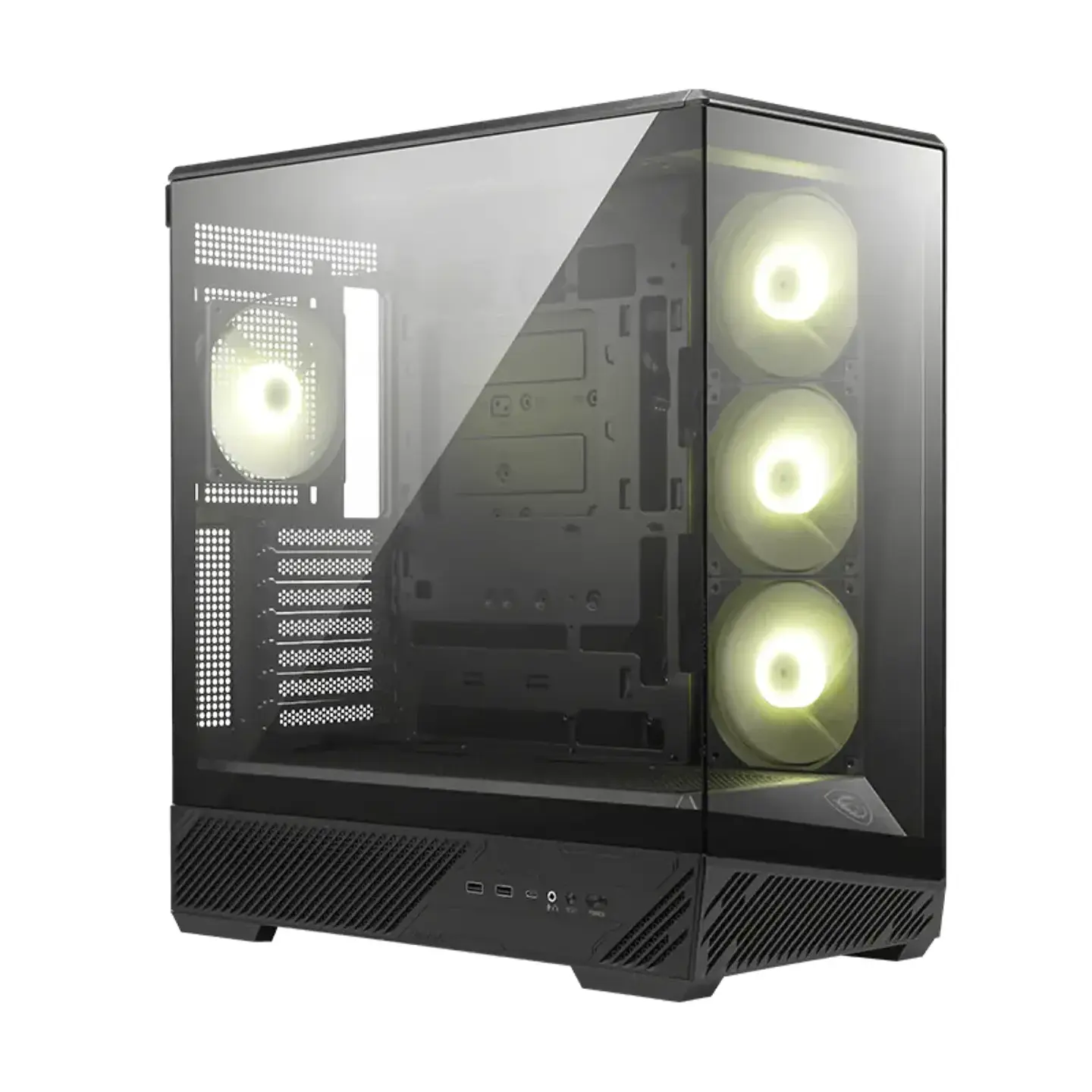 Gabinete Gamer MSI MAG PANO 130R PZ Vidrio ATX 4Fan ARGB BK 1