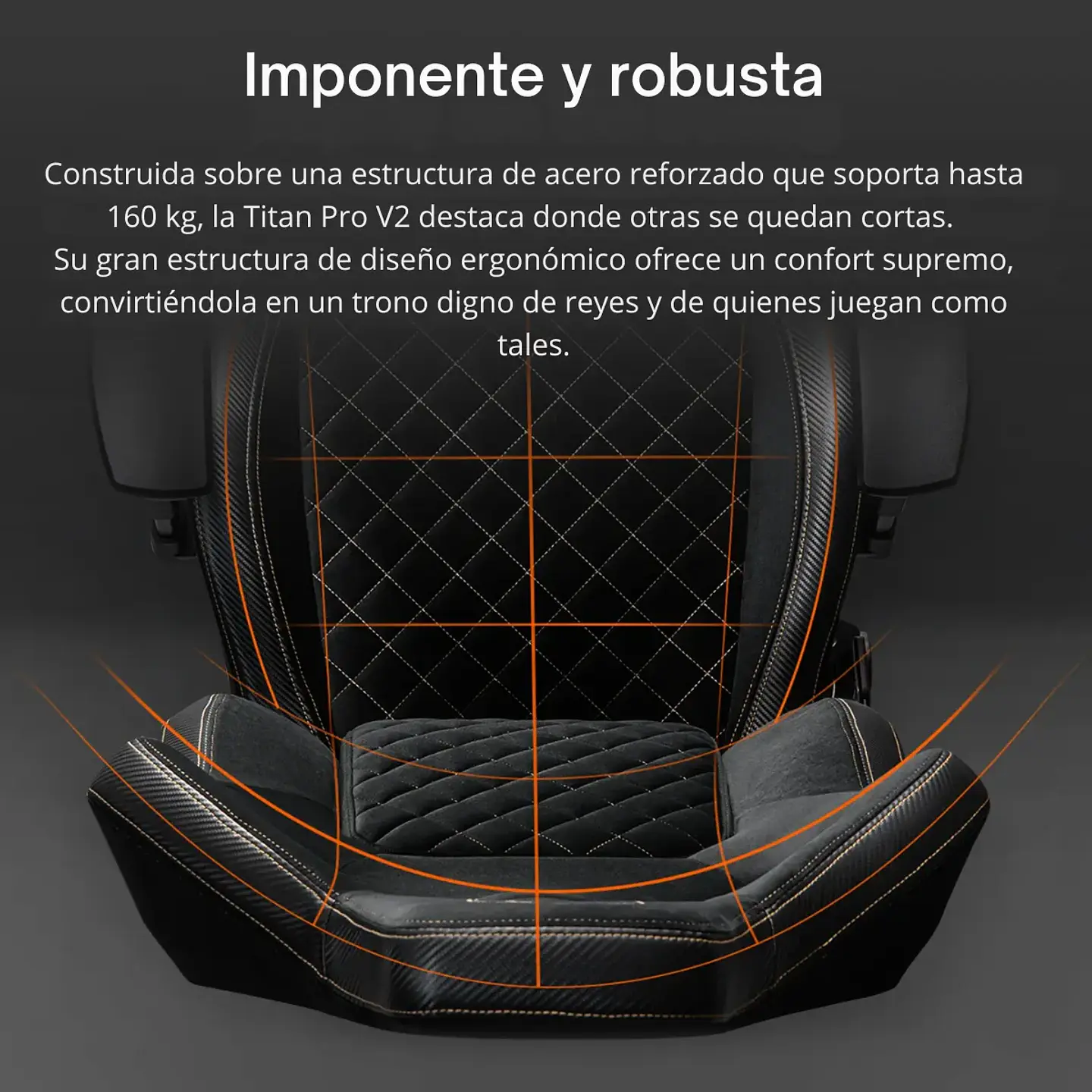 Silla Gamer Cougar Titan Pro V2 Gold F Brazos 4D LiftBack 155° 8