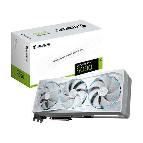 Tarjeta de Video AORUS RTX 5090 STEALTH ICE 32GB GDDR7