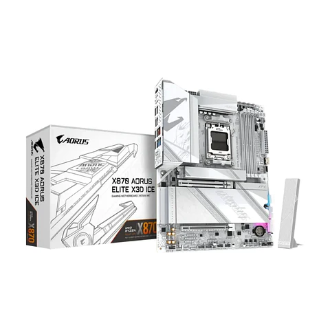 Placa Madre AORUS X870 AORUS ELITE X3D ICE AM5 DDR5 ATX