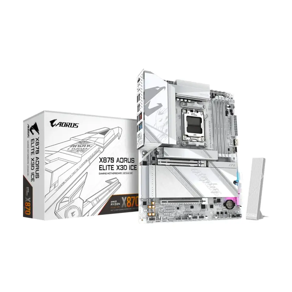 Placa Madre AORUS X870 AORUS ELITE X3D ICE AM5 DDR5 ATX 1