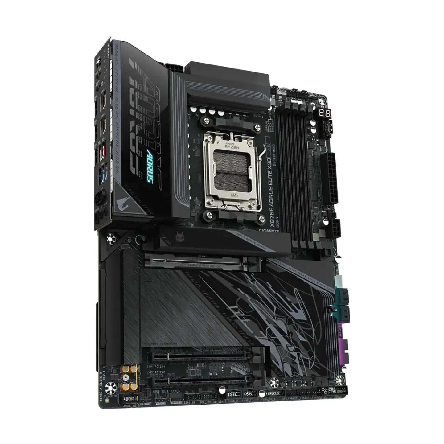 Placa Madre AORUS X870E ELITE X3D AM5 DDR5 M.2 ATX  4