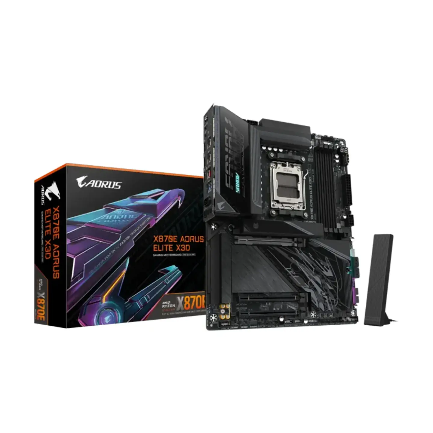 Placa Madre AORUS X870E ELITE X3D AM5 DDR5 M.2 ATX  1