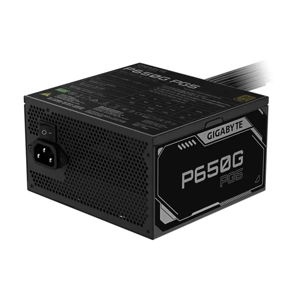 Fuente de Poder Gigabyte P650G PG5 80+Gold ATX  3
