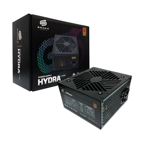 Fuente de Poder Snake Hydra ATX600 600W 80+Bronze ATX Black
