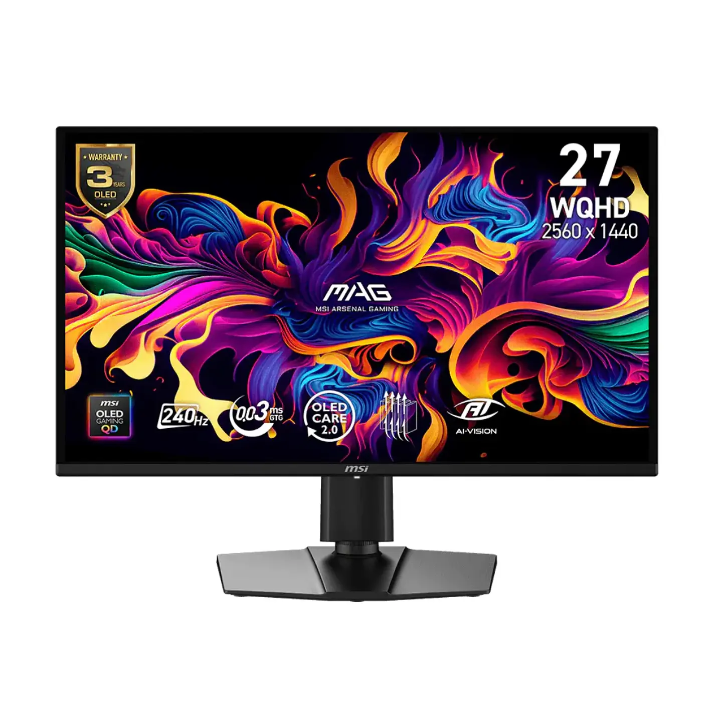 Monitor Gamer MSI MAG 274QP x24 QD-OLED 26.5