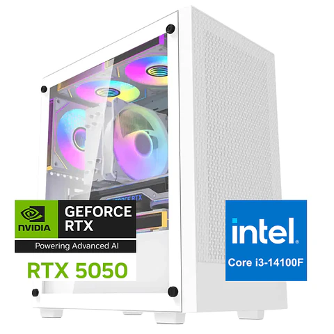 Pc Gamer Sonic Core: Intel Core i3-14100F, 32/16gb, M.2, RTX 5050