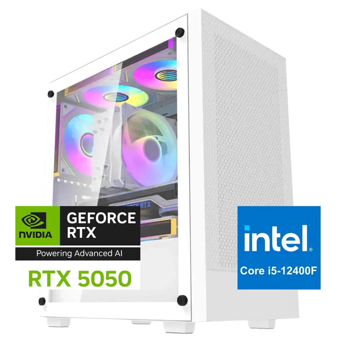 Pc Gamer Sonic: Intel I5 12400f, 16/32gb, M.2, RTX 5050 8GB 1