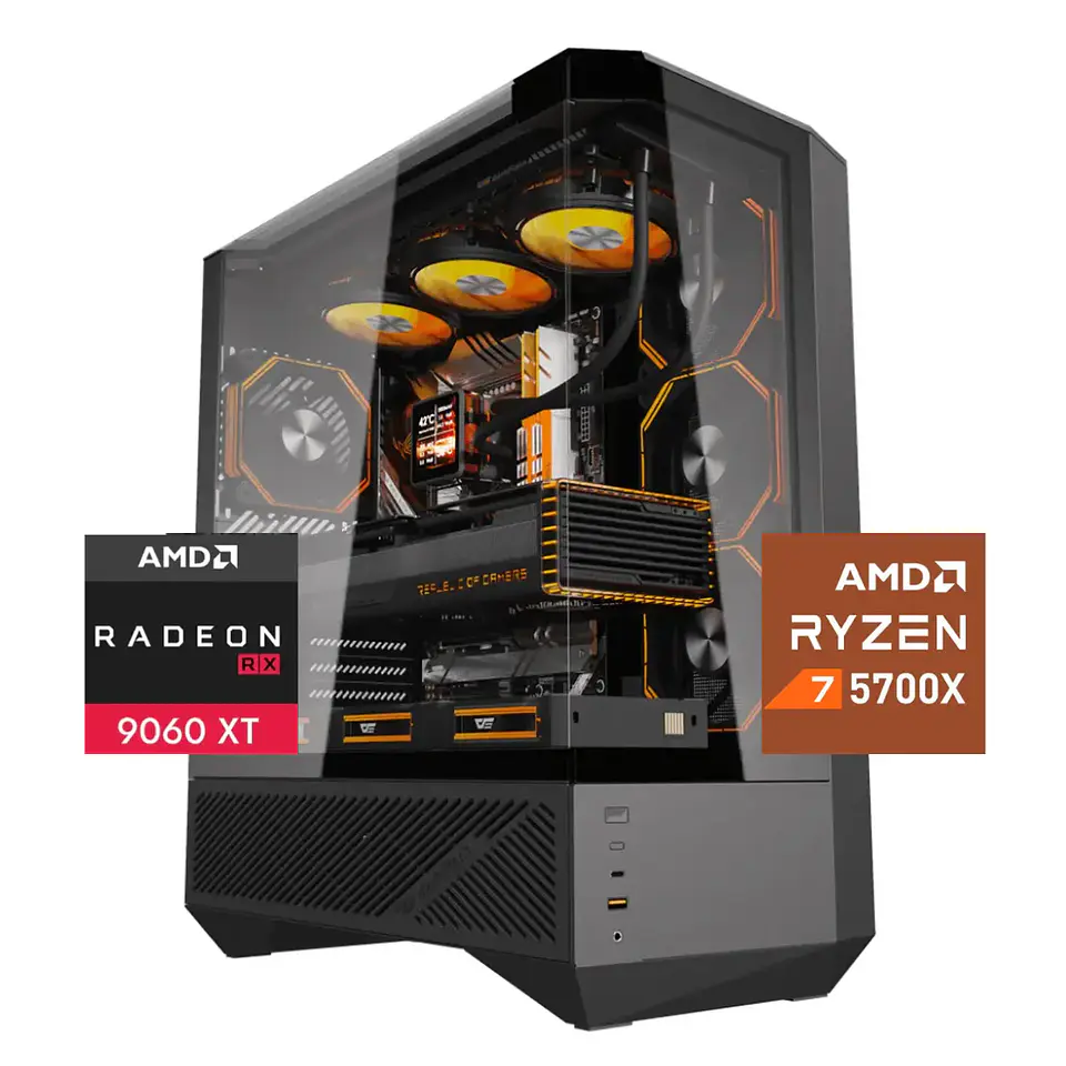 Pc Gamer Magmar : Ryzen 7 5700X, 16GB | 32GB DDR4, 9060XT 16GB 1