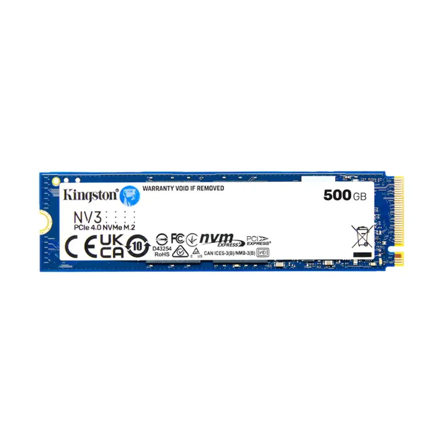 Unidad SSD Kingston NV3 500GB M.2 2280 NVMe 5000MB/s PciE-4  1