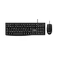 Kit Teclado 105 Teclas  + Mouse Óptico USB 1000DPI Plug&Play - Miniatura 1