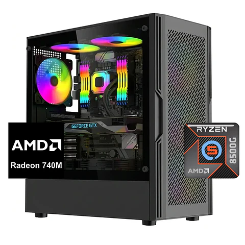 PC Gamer Titan 5: Ryzen 5 8500G, SSD M.2, Radeon 740M, 16GB/32GB RAM DDR5