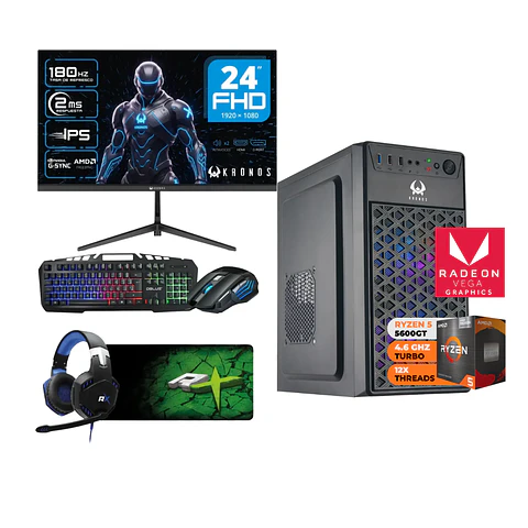 Pack All In One Dreamfyre: Pc Dreamfyre 5, Monitor y periféricos