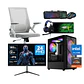 Combo Setup Gamer: PC Arctic Essential, Monitor, Silla y periféricos - Miniatura 1