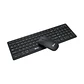 Kit Inalámbrico Teclado y Mouse Bluetooth 800/1600DPI + 2.4GHz Recargable - Miniatura 3