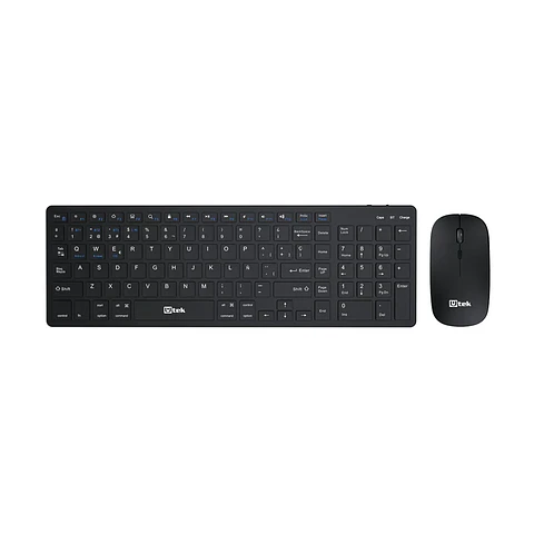 Kit Inalámbrico Teclado y Mouse Bluetooth 800/1600DPI + 2.4GHz Recargable