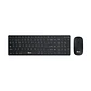 Kit Inalámbrico Teclado y Mouse Bluetooth 800/1600DPI + 2.4GHz Recargable - Miniatura 1
