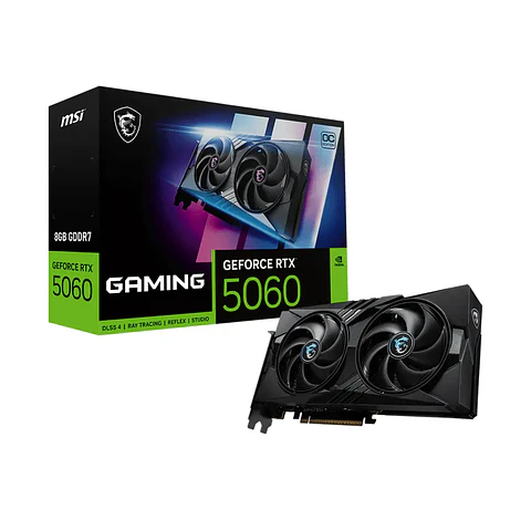 Tarjeta de Video MSI RTX 5060 8G GAMING OC GDDR7 PciE-5