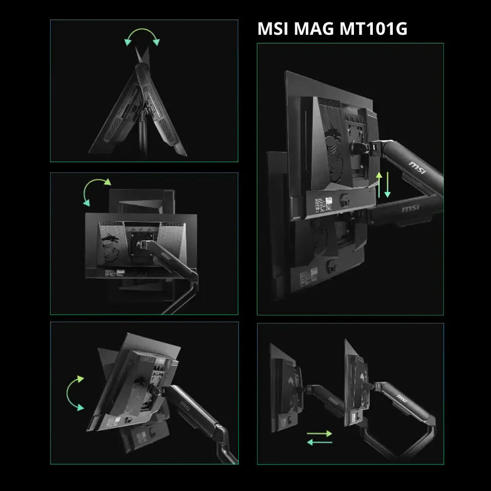 Brazo Soporte Monitor MSI MAG MT101G,  17