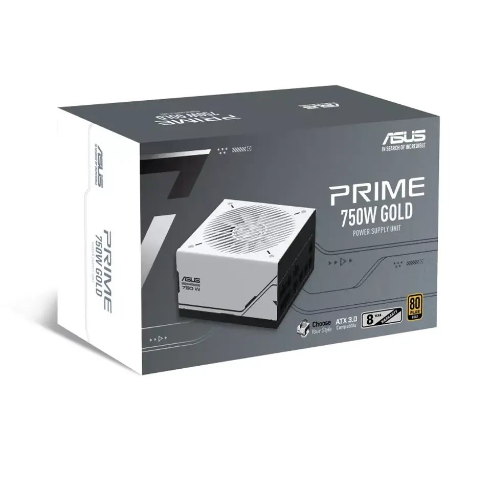 Fuente de Poder ASUS Prime AP-750G Plus 750W 80+ Gold Modular ATX 6