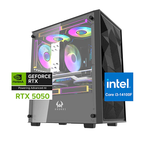 Pc Gamer Sonic Core: Intel Core i3-14100F, 32/16gb, M.2, RTX 5050