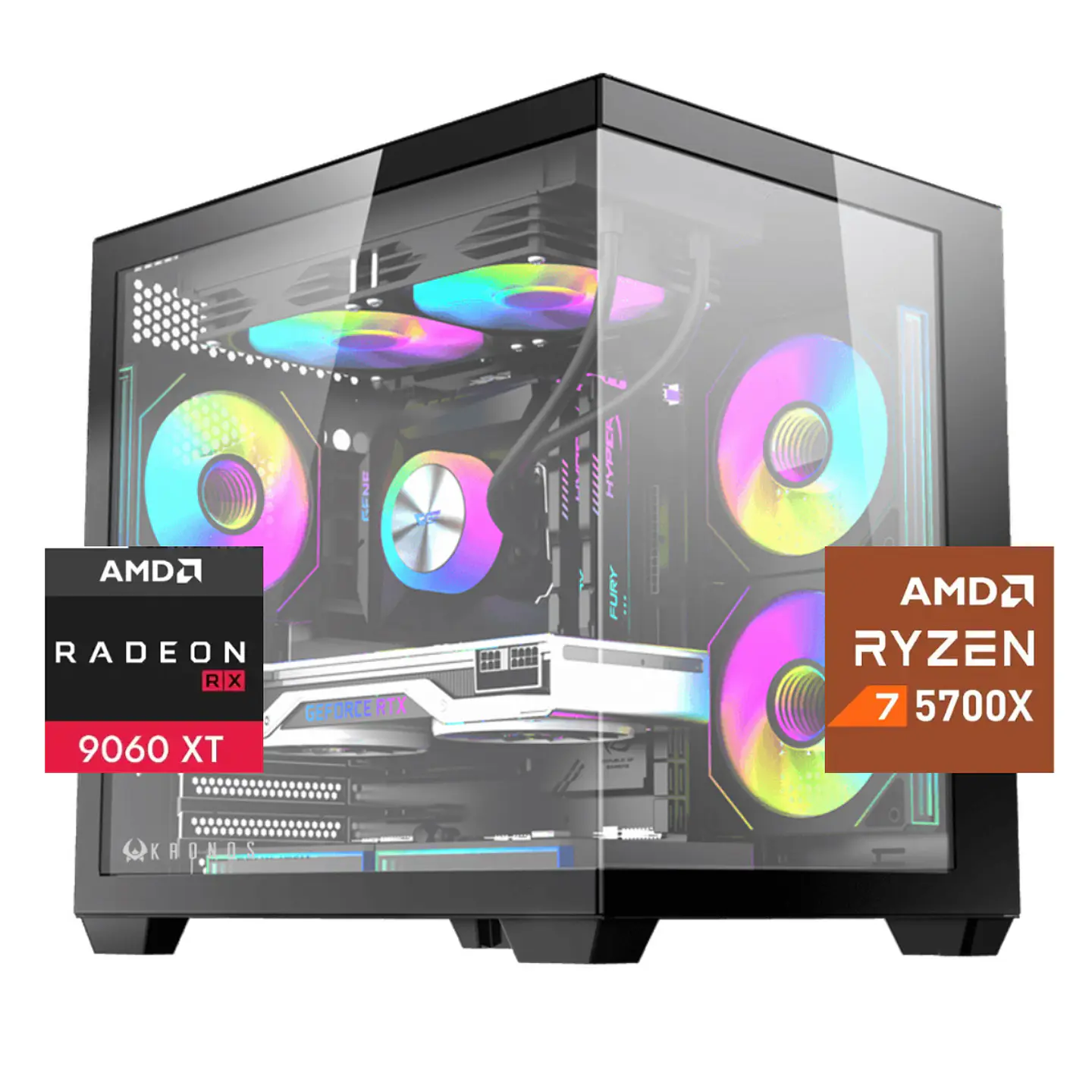 Pc Gamer Magmar : Ryzen 7 5700X, 16GB | 32GB DDR4, 9060XT 16GB 1