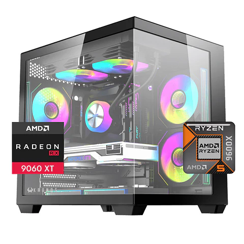 Pc Gamer Magmar Plus: Ryzen 5 9600X, 16G/32GB DDR5, RX 9060 XT 16GB